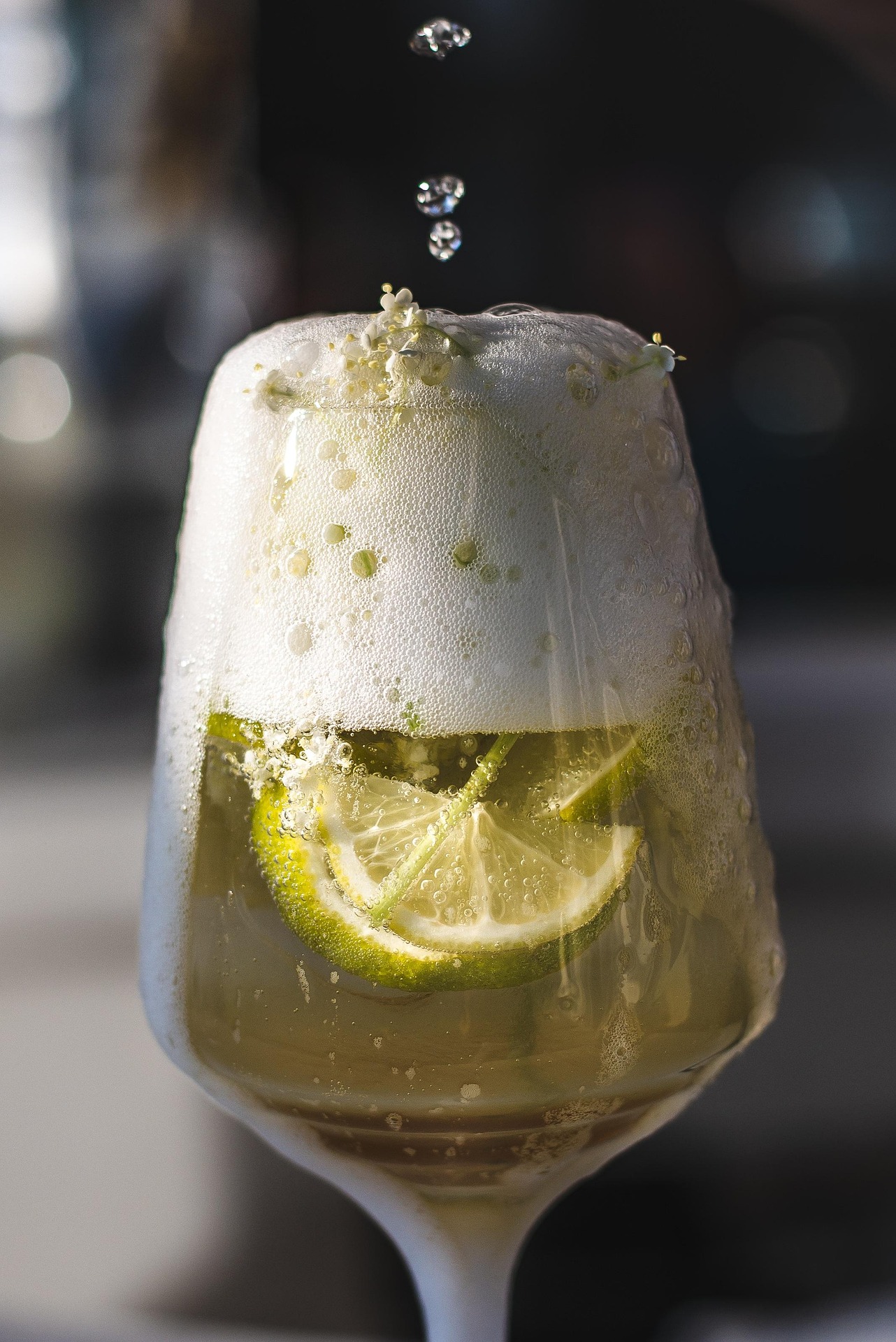 Eierlikör Spritzer Glas
